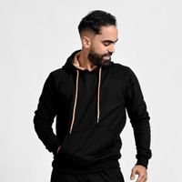 Polera hoodie afranelada hombre Arcoi