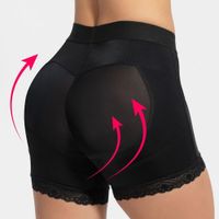 Short levanta cola glúteos negro