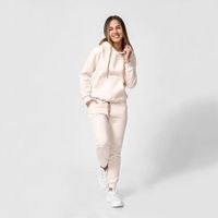 conjunto buzo jogger y polera para mujer crema Arcoi