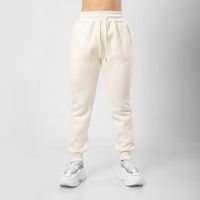 buzo jogger de algodón afranelado para mujer crema Arcoi