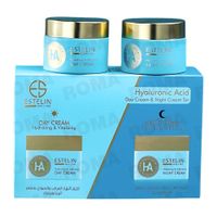 SET CREMA DE DÍA Y DE NOCHE ÁCIDO HIALURÓNICO 100G ESTELIN