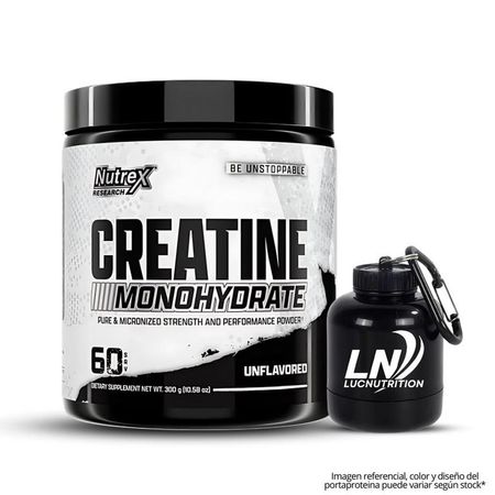 Creatina Nutrex Research 300 g micronizada + portaproteina