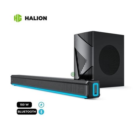 SOUNDBAR Halion HA-S45C 150W Bluetooth y Luz Led