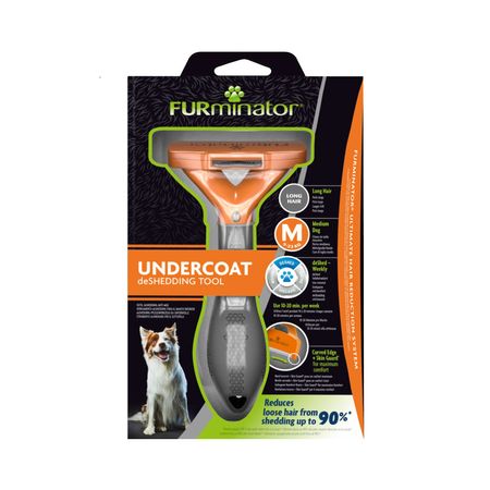 Furminator Cepillo Deslanador Para Perro Mediano Pelo Largo