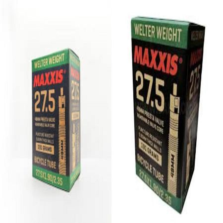 DOS CÁMARAS MAXXI 27.5 VÁLVULA PRESTA PARA BICICLETA