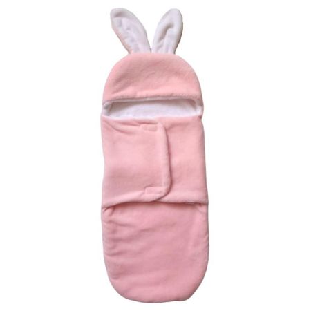 Manta abrigadora con saquito de dormir para bebé Melón