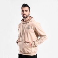Polera de algodón afranelada hombre beige Arcoi