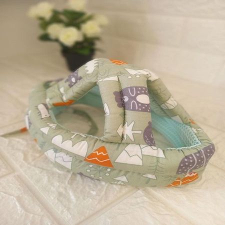 Casco Protector para Bebe Verde
