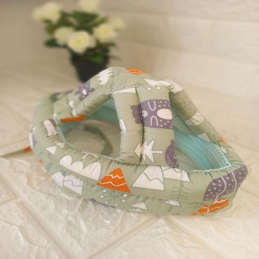 Casco Protector para Bebe Verde