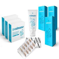 CALMANO capsulas pack x 3 + CALMANO crema pack x 3