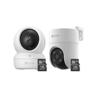 Kit de cámaras de seguridad inteligente H6C Full HD + H8C 2MP +128SD - Ezviz