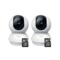 Kit de 2 Cámaras De Seguridad Full HD Tapo C200 + Micro SD 128gb - Tp-link