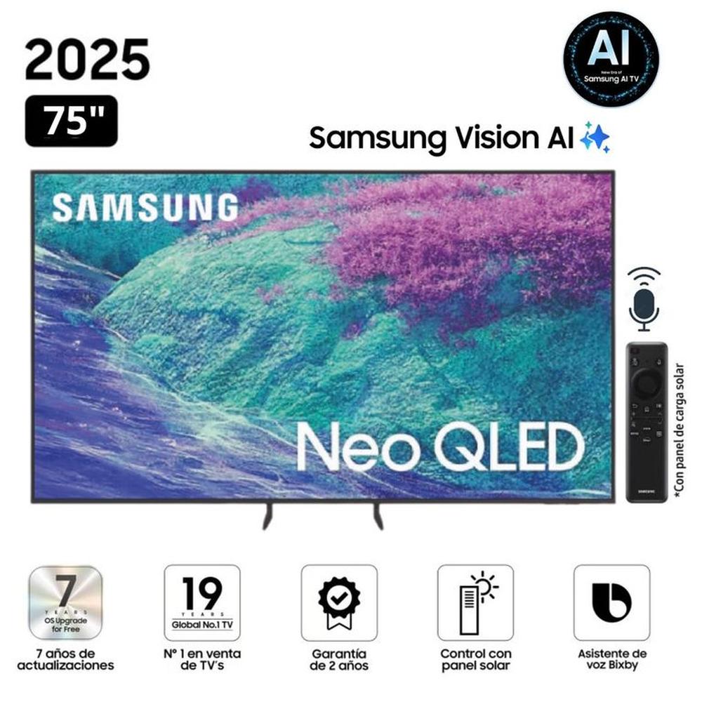 Televisor Samsung 75'' Neo QLED 4K Vision AI Smart TV QN75QN1EFAGXPE - Nuevo 2025
