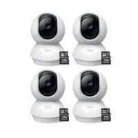 Kit de 4 Cámaras De Seguridad Tapo C200 Full HD + Micro SD128 gb - Tp-link
