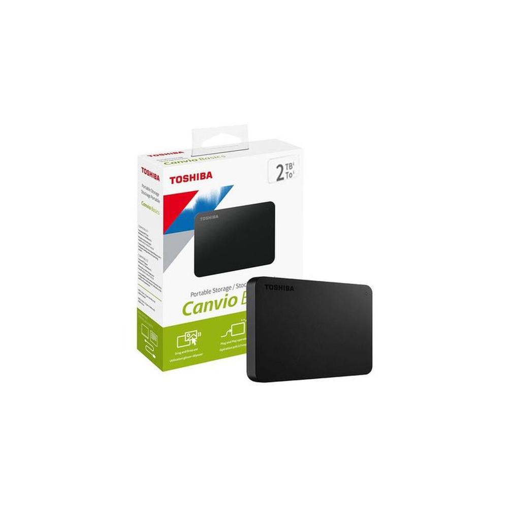 DISCO EXTERNO TOSHIBA 2TB USB 3.0 CANVIO BASICS