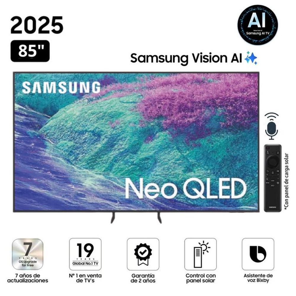 Televisor Samsung 85'' Neo QLED 4K Vision AI Smart TV QN85QN1EFAGXPE - Nuevo 2025