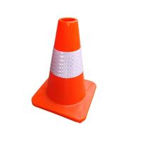 Cono De Seguridad Vial Reflectivo PVC 30 CM