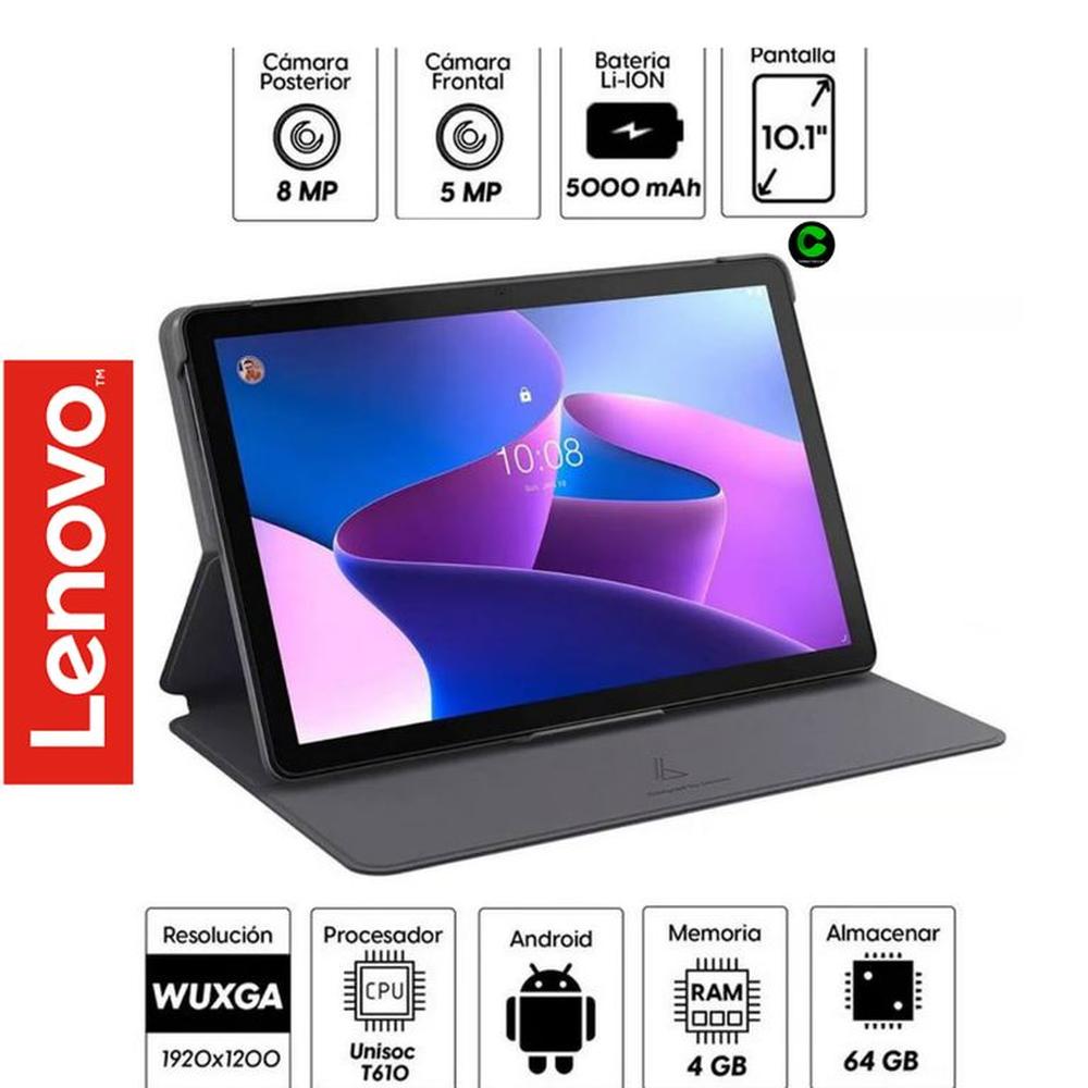 Tablet M10 HD 3rd Generación 4GB 64GB con chip