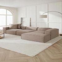 SALA SECCIONAL BRUNELLA BEIGE OSCURO