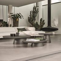 MESA DE CETRO GRIS OSCURO