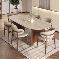 JUEGO DE COMEDOR 6 SILLAS LUNA BEIGE
