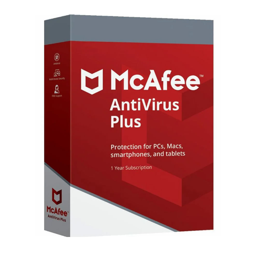 Mcafee Antivirus Plus 10 PC - 1 año (Código digital)