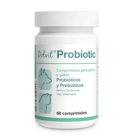 Suplemento Digestivo para Mascotas Dolvit Probiotic 60 Tab