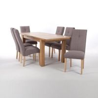 Juego de Comedor 6 Sillas Libia Cocoa