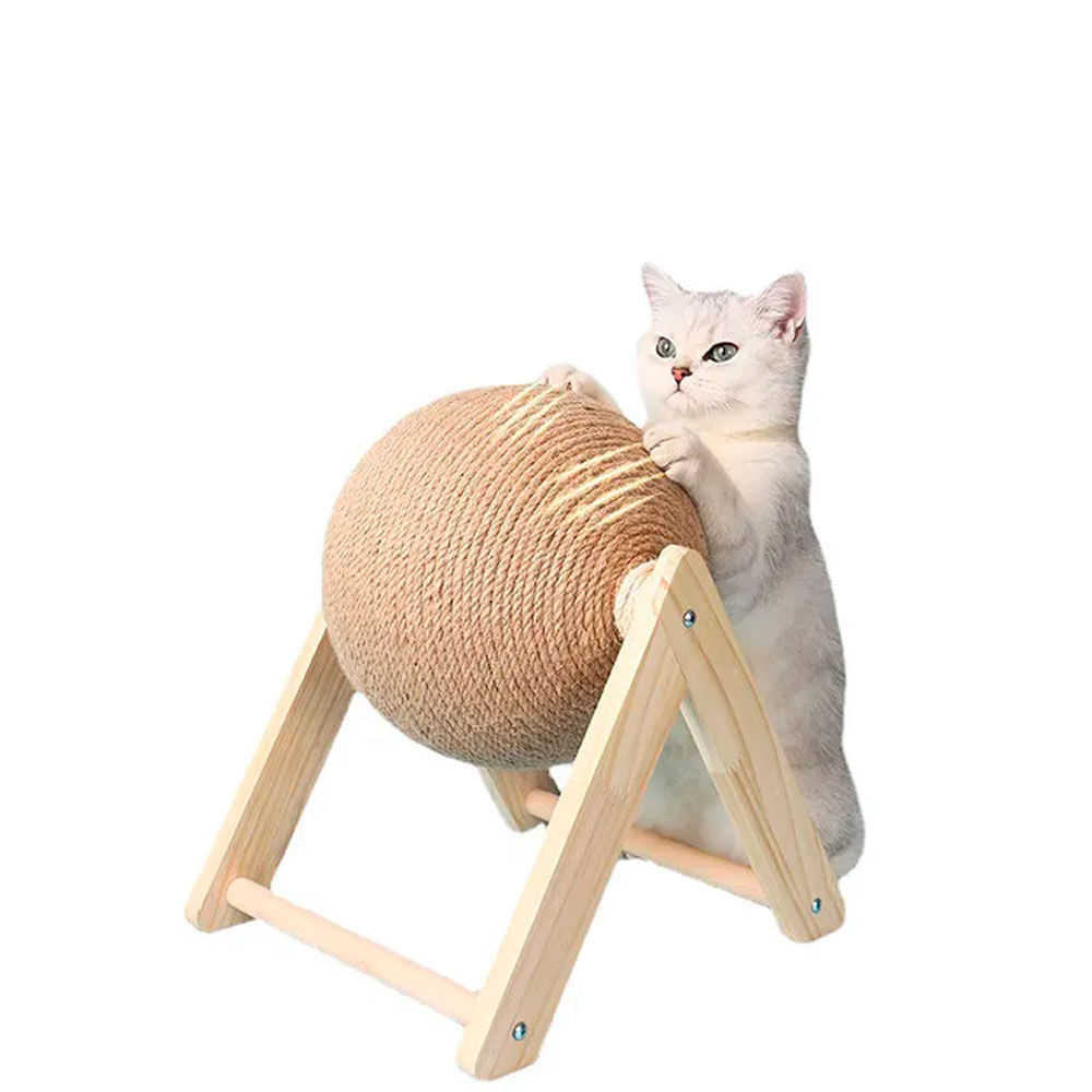 Pelota Rascador De Sisal Para Gatos Juguete Interactivo