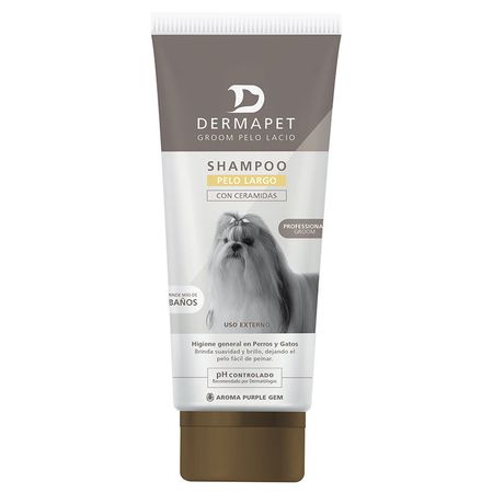 Shampoo para Perros y Gatos Dermapet Groom Pelo Largo 250ml