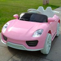 Carro Babi rosado a batería para niñas 6V