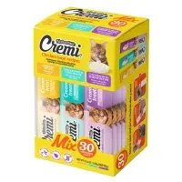Snack para Gato Cremi Box Mix De Pollo Pack 30 Tubos Variados