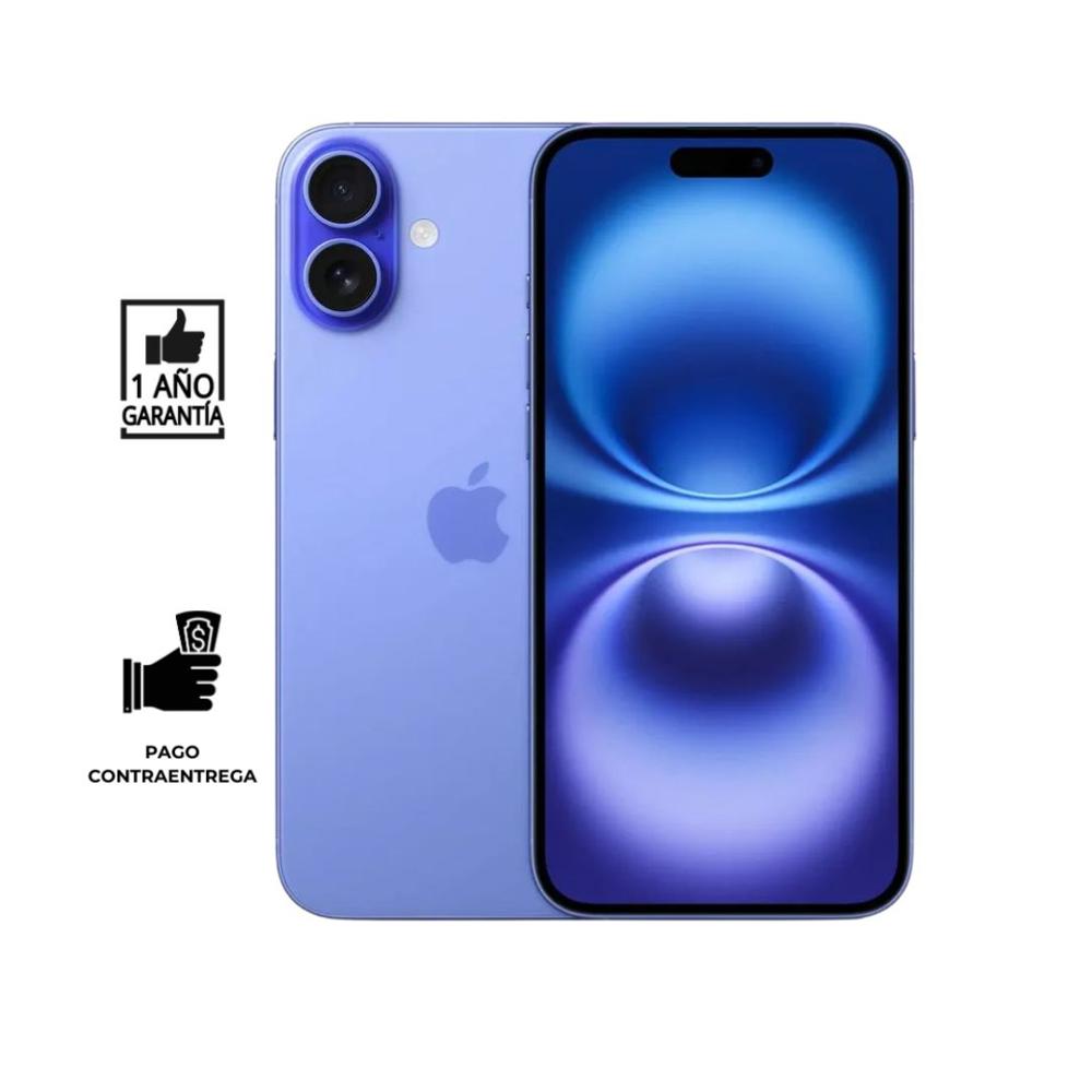 REACONDICIONADO iPhone 16 128gb I Grado A I color ULTRAMARINO