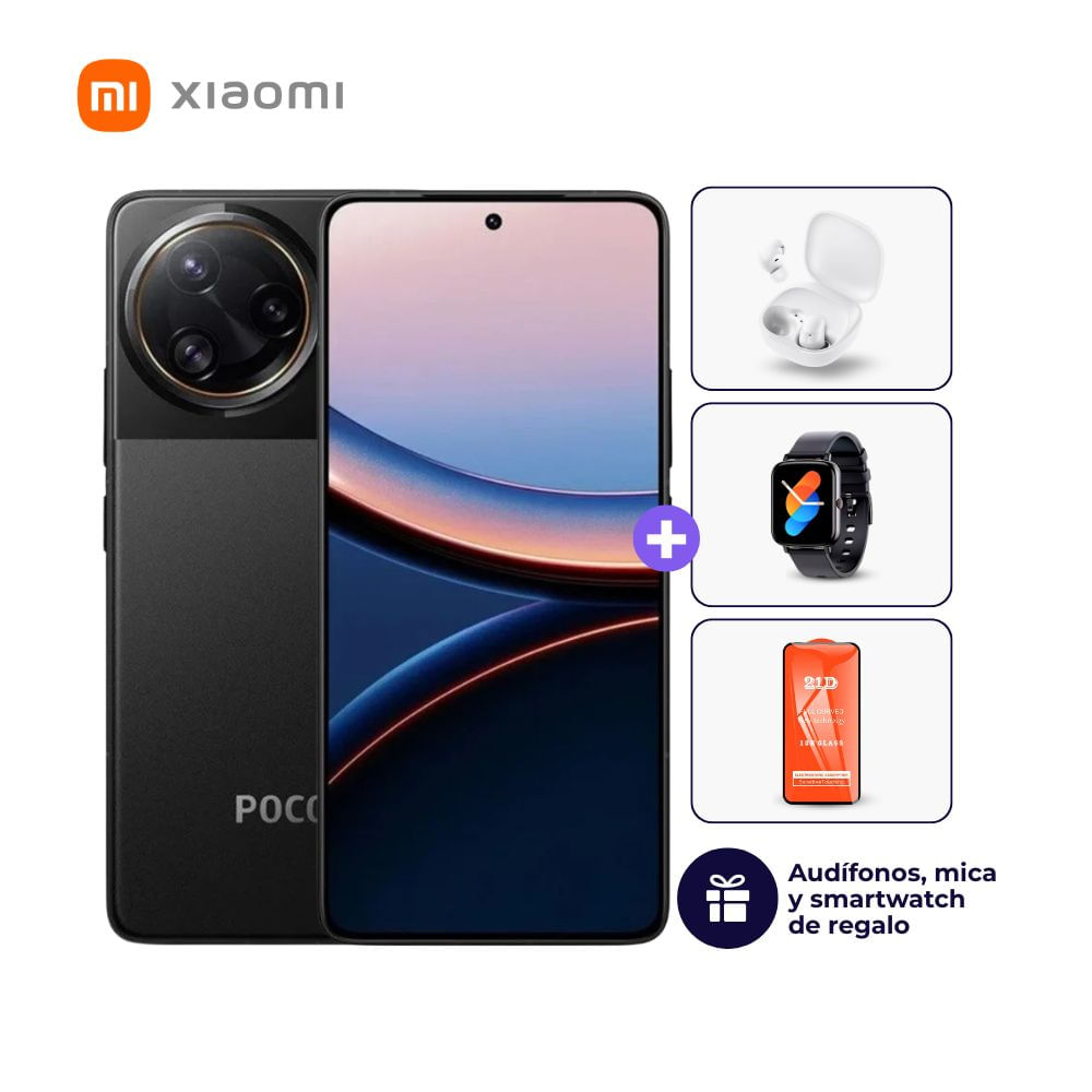 Xiaomi Poco F7 Ultra 512GB 16GB Negro + Smartwatch + Audífonos + Mica