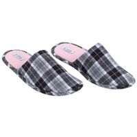 Pantuflas básica checks SINGULAR Mujer