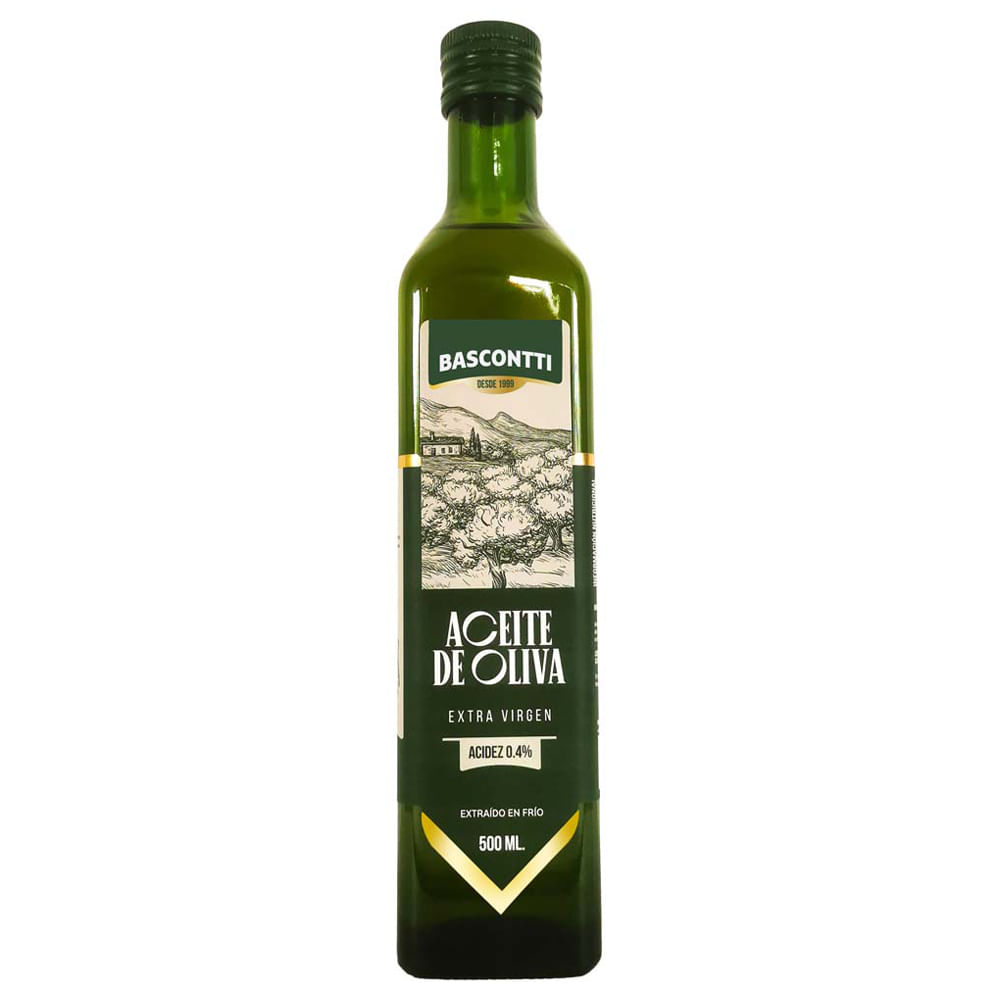 Aceite de Oliva BASCONTTI Extra Virgen Botella 500ml