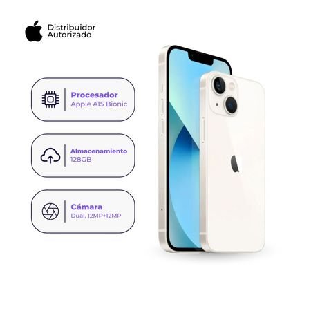 Apple Iphone 13 128Gb 4Gb Ram Blanco
