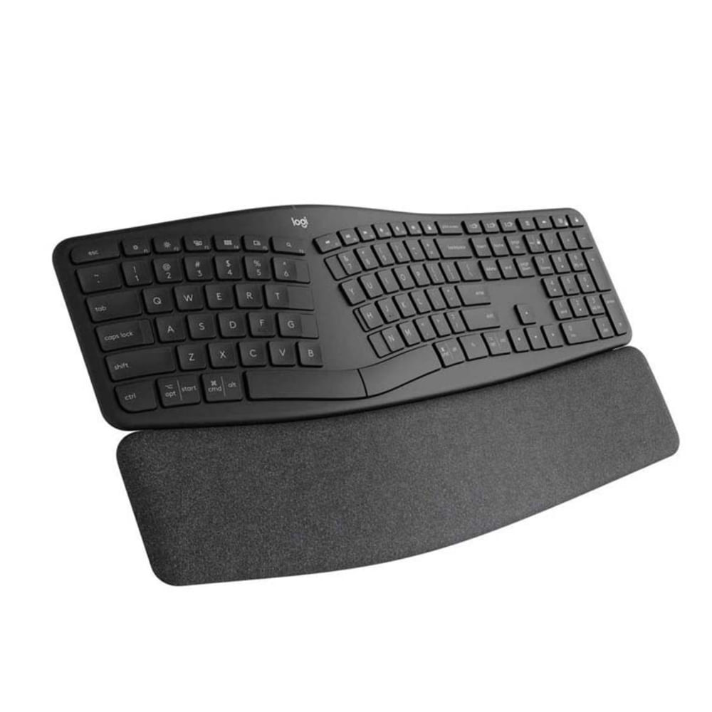 Teclado Ergonomico Logitech Ergo K860 Wireless Bluetooth Negro - Comodidad y Estilo para tu Oficina