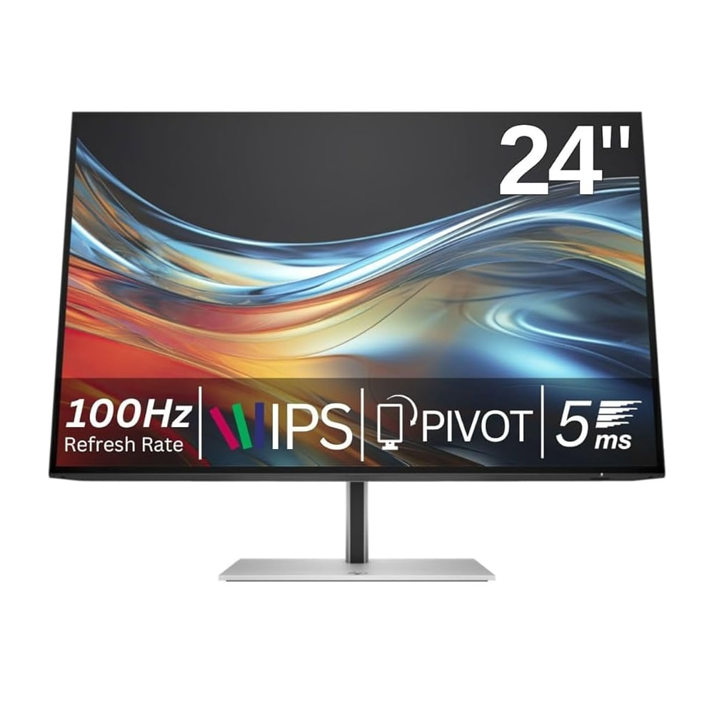 Monitor HP Serie 7 Pro 724PN WUXGA 24"" - Alta resolución y conectividad avanzada para profesionales