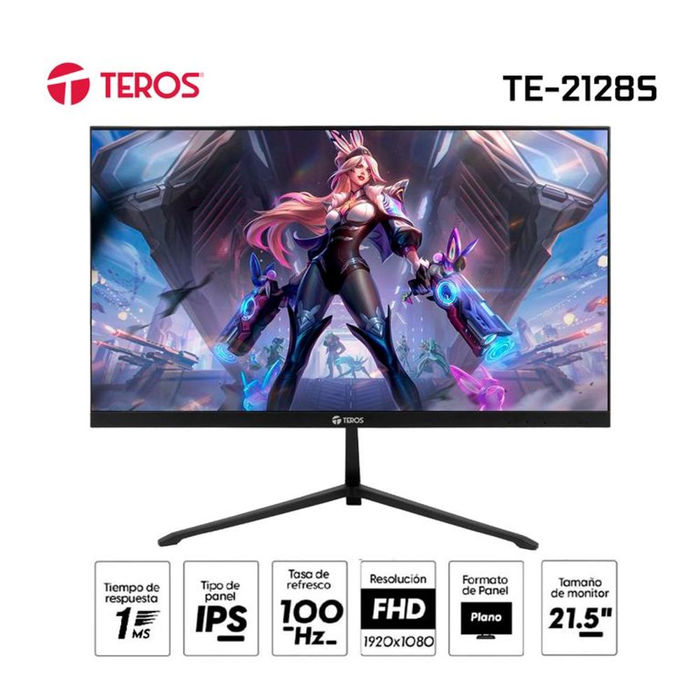 Monitor Teros TE-2128S 21.5 IPS 100Hz FHD HDMI  VGA VESA FREESYNC