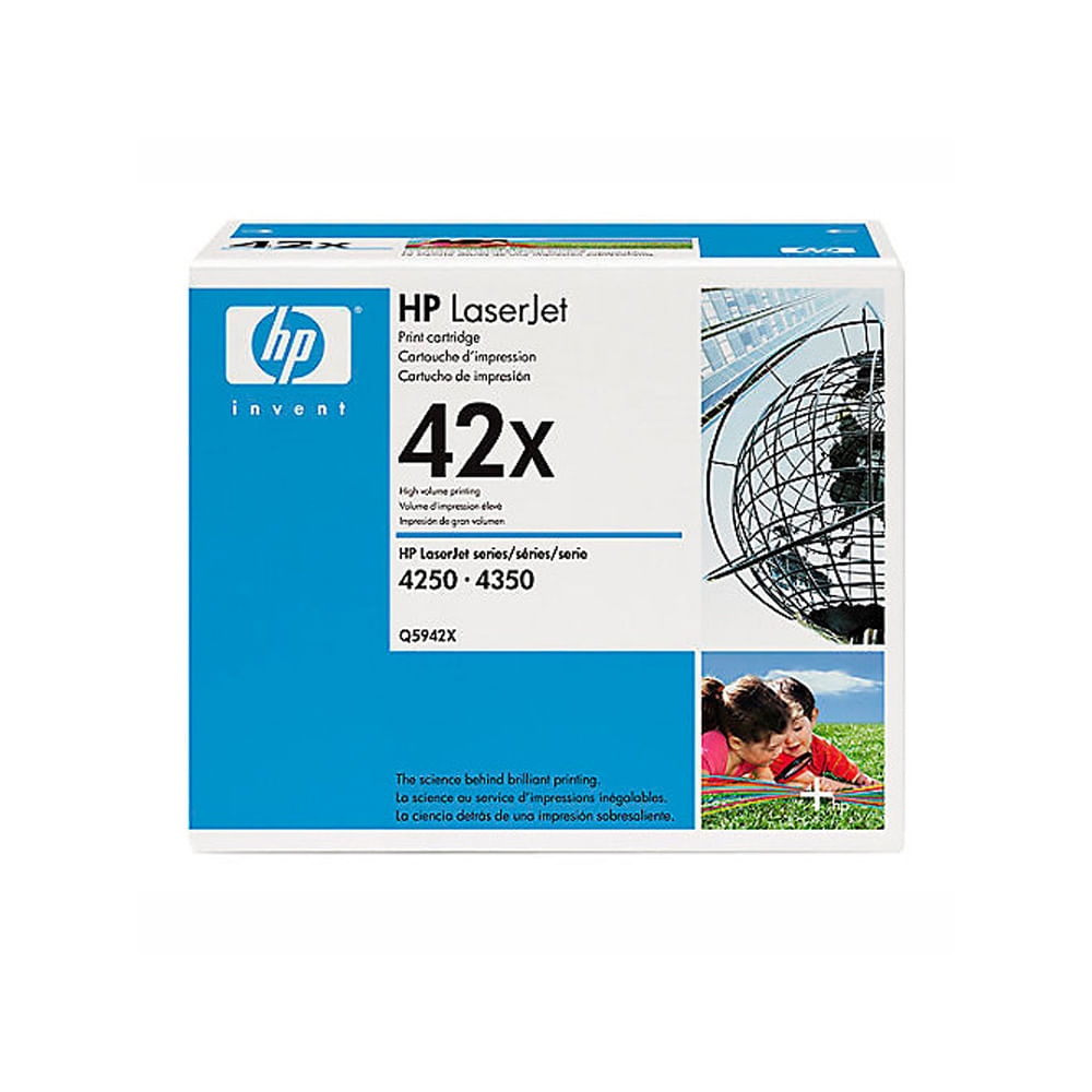 Tóner HP Q5942X de Alta Capacidad para Impresoras LaserJet 4250/4350 - Calidad Profesional
