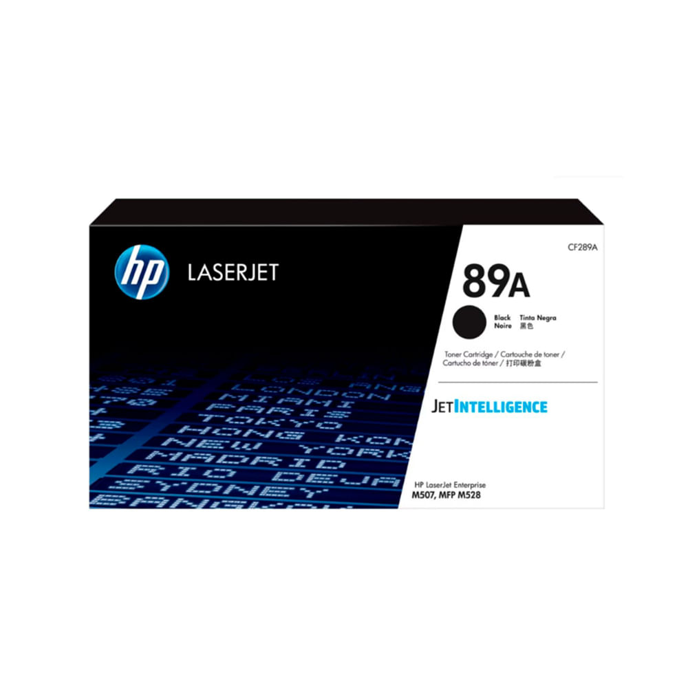 Toner HP CF289A Negro para LaserJet Pro M507 - 5,000 Páginas de Alta Calidad y Rendimiento