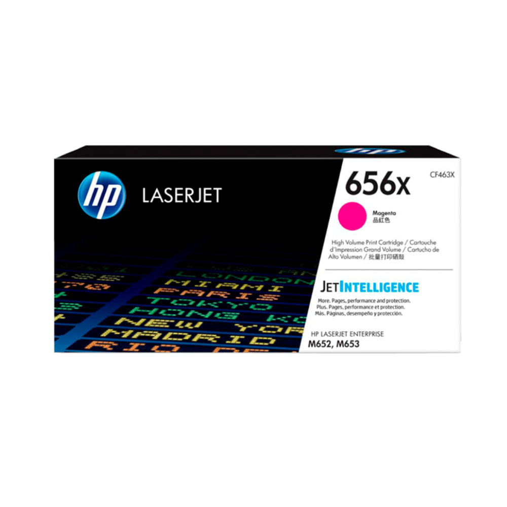 Toner HP CF463X Magenta para Impresoras M652 - Alto Rendimiento, 22,000 Páginas