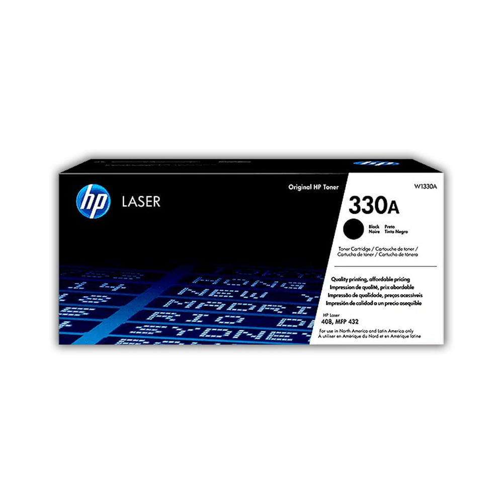 Tóner HP W1330A (330A) Negro para impresoras LaserJet 408DN - Imprime 5,000 páginas con calidad pro