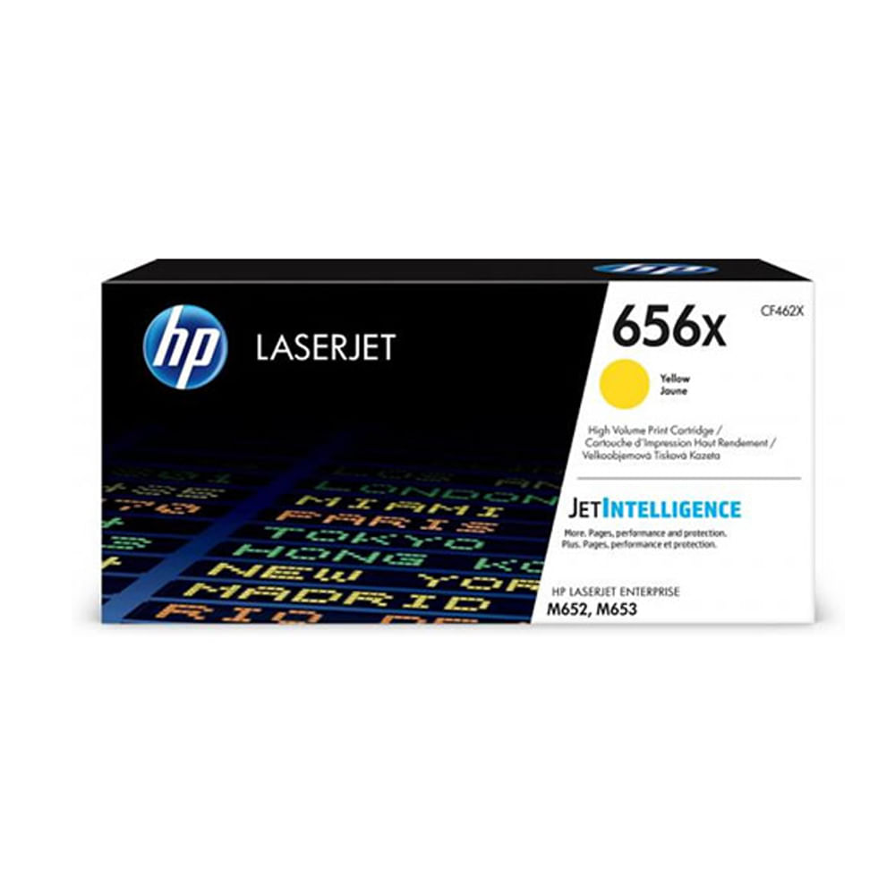 Toner HP CF462X Amarillo 22K para MFP LaserJet Enterprise M652 - Alta Capacidad y Rendimiento