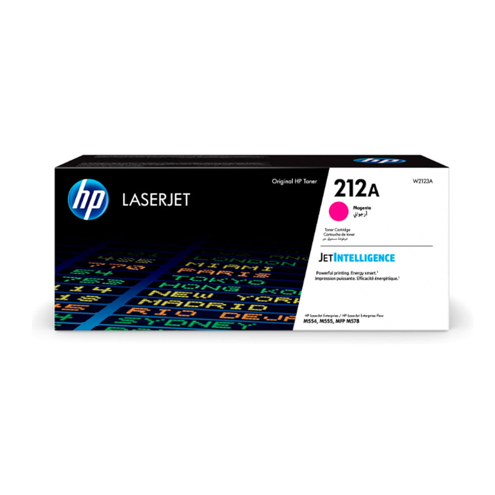 Tóner HP W2123A Magenta para LaserJet M555 - 4,500 Páginas de Alta Calidad y Rendimiento