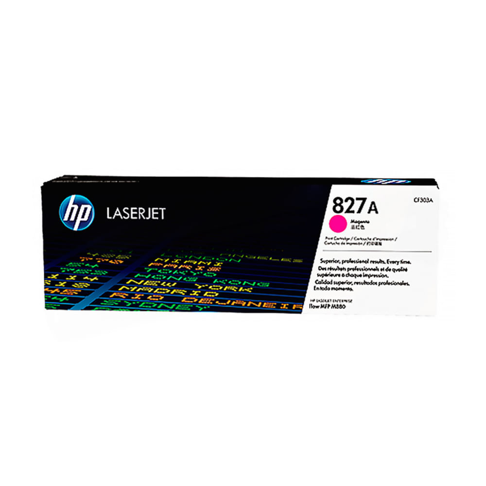Tóner HP CF303A (827A) Magenta para L.J. MFP M880Z | Alta Calidad y Rendimiento Superior