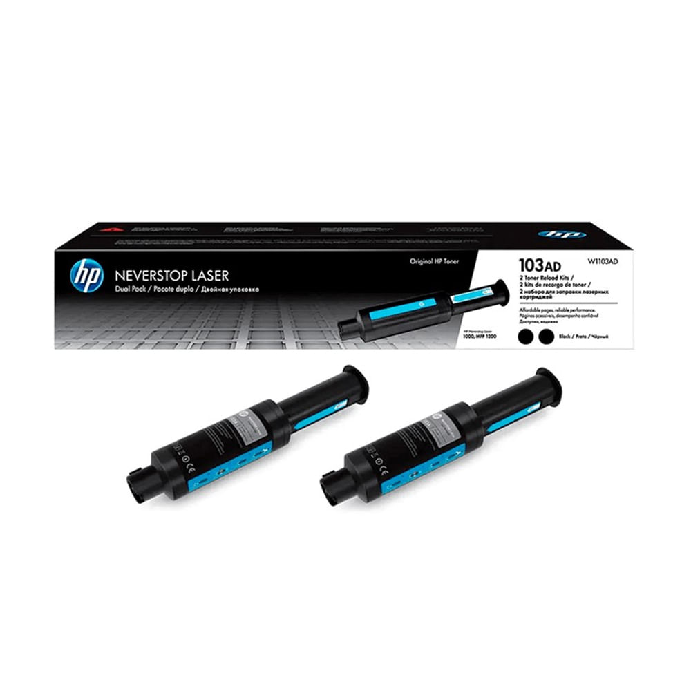 Cartucho de toner HP 103AD - Pack de 2, alta calidad y rendimiento para impresoras láser