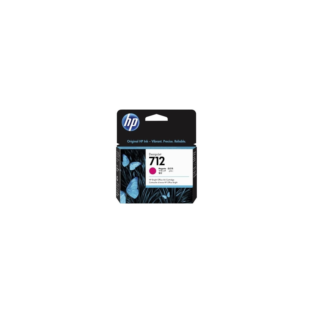 Cartucho de tinta HP 712 magenta original - Ideal para impresoras de inyección de tinta