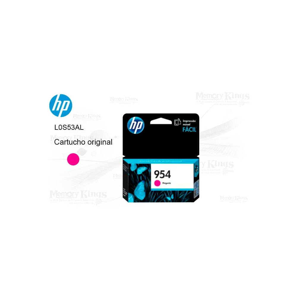 Cartucho de tinta HP 954 Magenta - Hasta 700 páginas de impresión - Compatible y de alta calidad